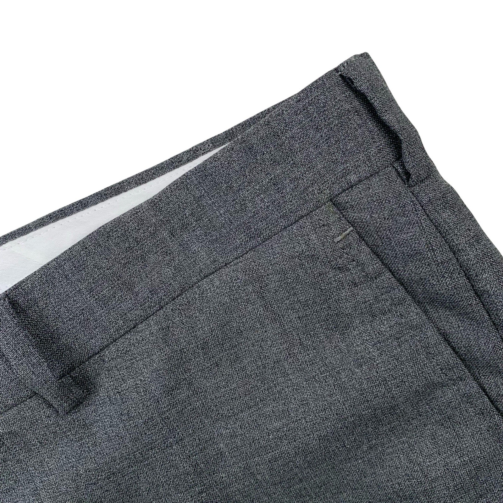 Mint! 40 R Proper Cloth X V.B.C. » 21 Micron » Merino Wool Solid Grey Suit