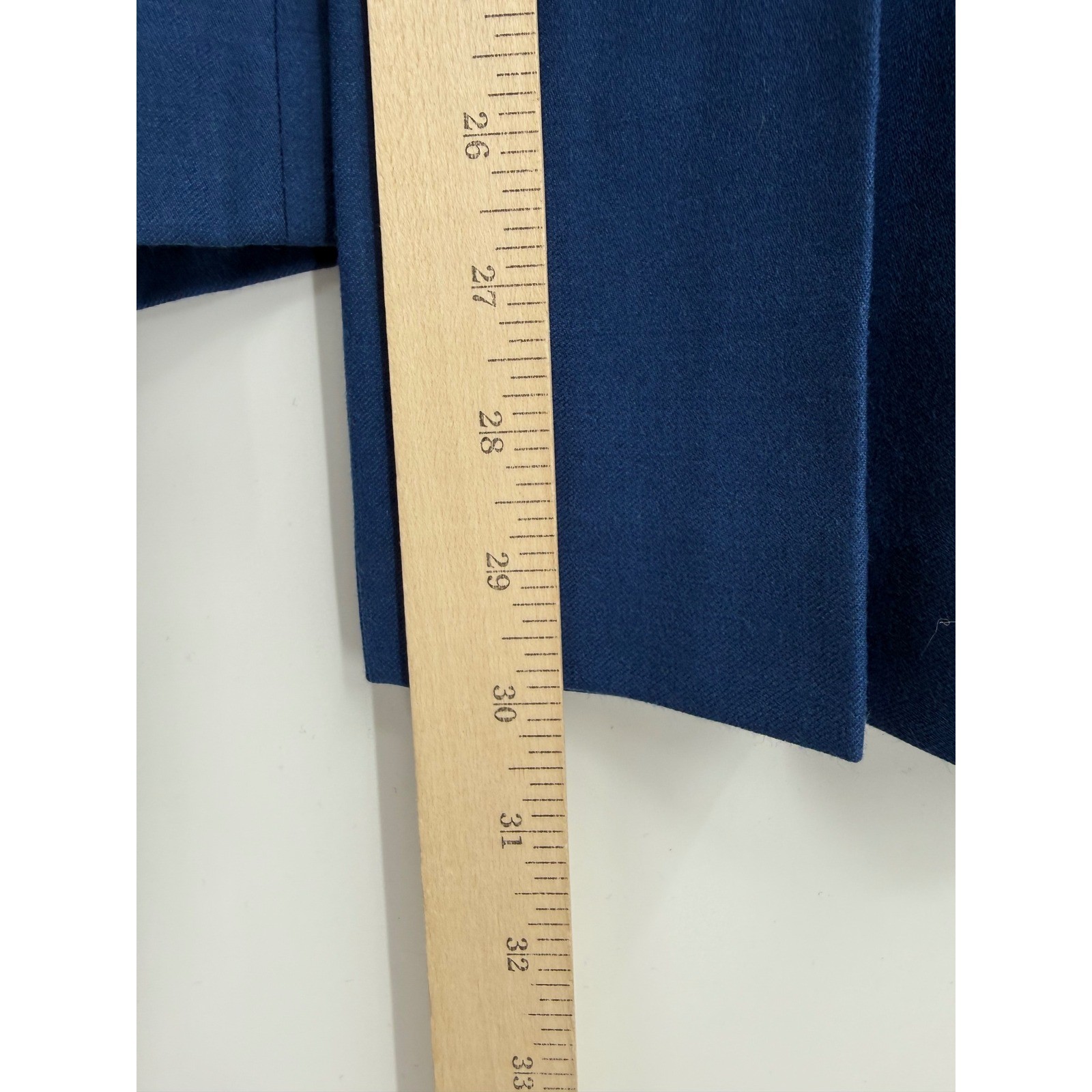 J Crew Suit Mens 40R Blue Thompson Blazer Pants 32×30 Slim Wool Blend