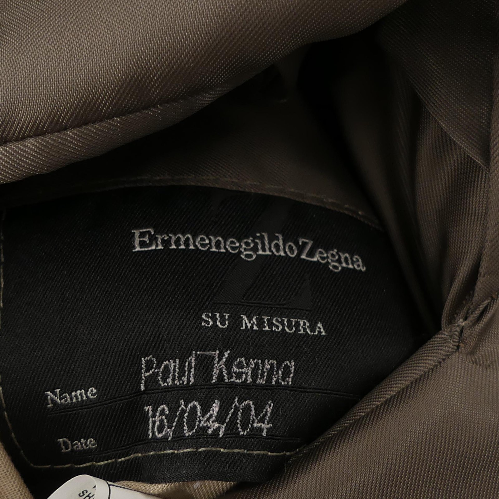 Ermenegildo Zegna Blazer Plaid Trofeo Wool Su Misura 56L IT 44L US