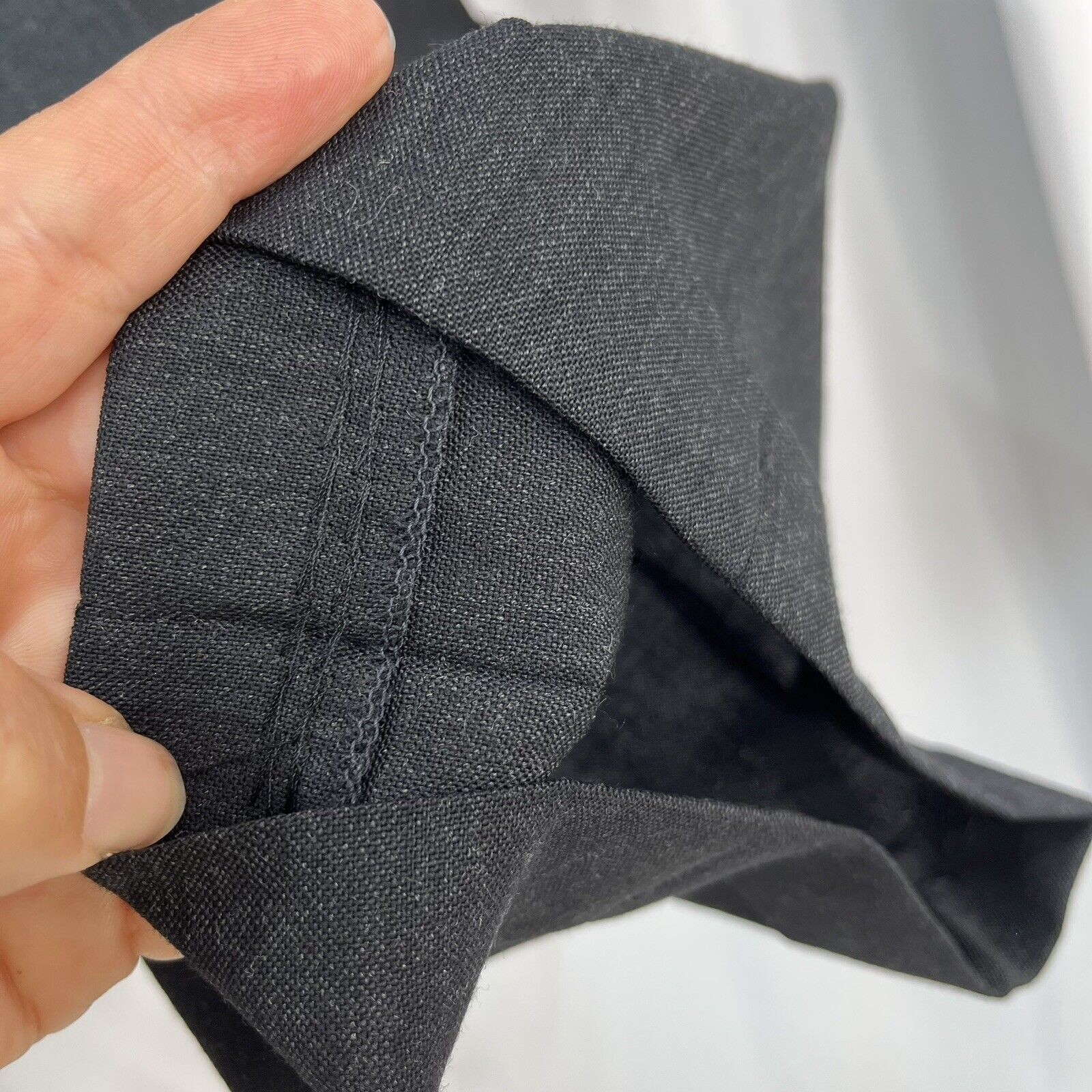 Evan Picone Mens Dark Gray Wool Suit Jacket 44R Pants 38X28 Union Made USA