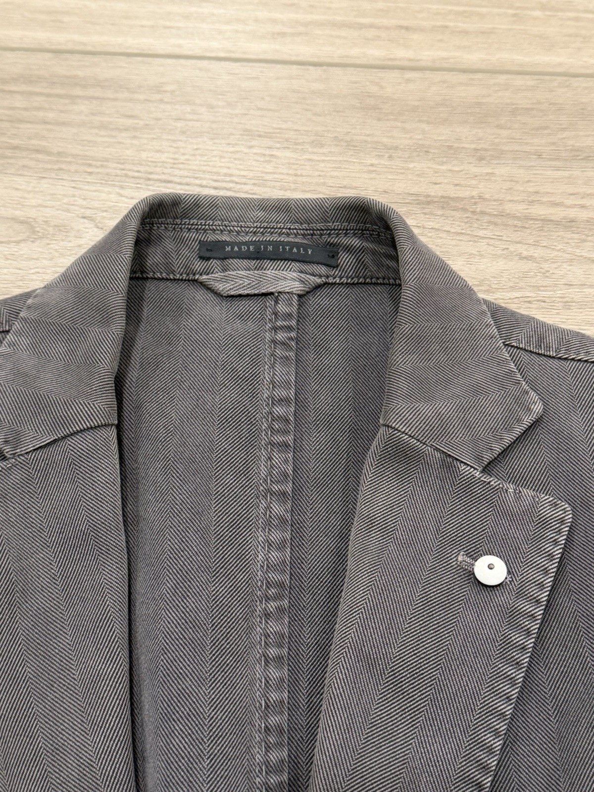 LBM 1911 Blazer Men Limited Edition Unlined Cotton Italy 54 R