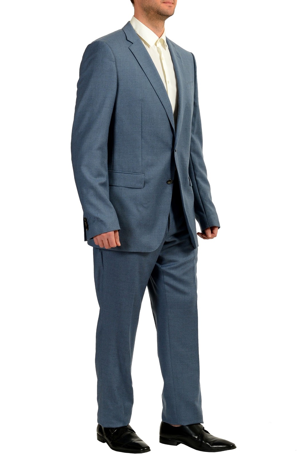 Hugo Boss Men’s «Huge6/Genius5» Slim Fit 100%Wool Two Button Suit US 46R IT 56R
