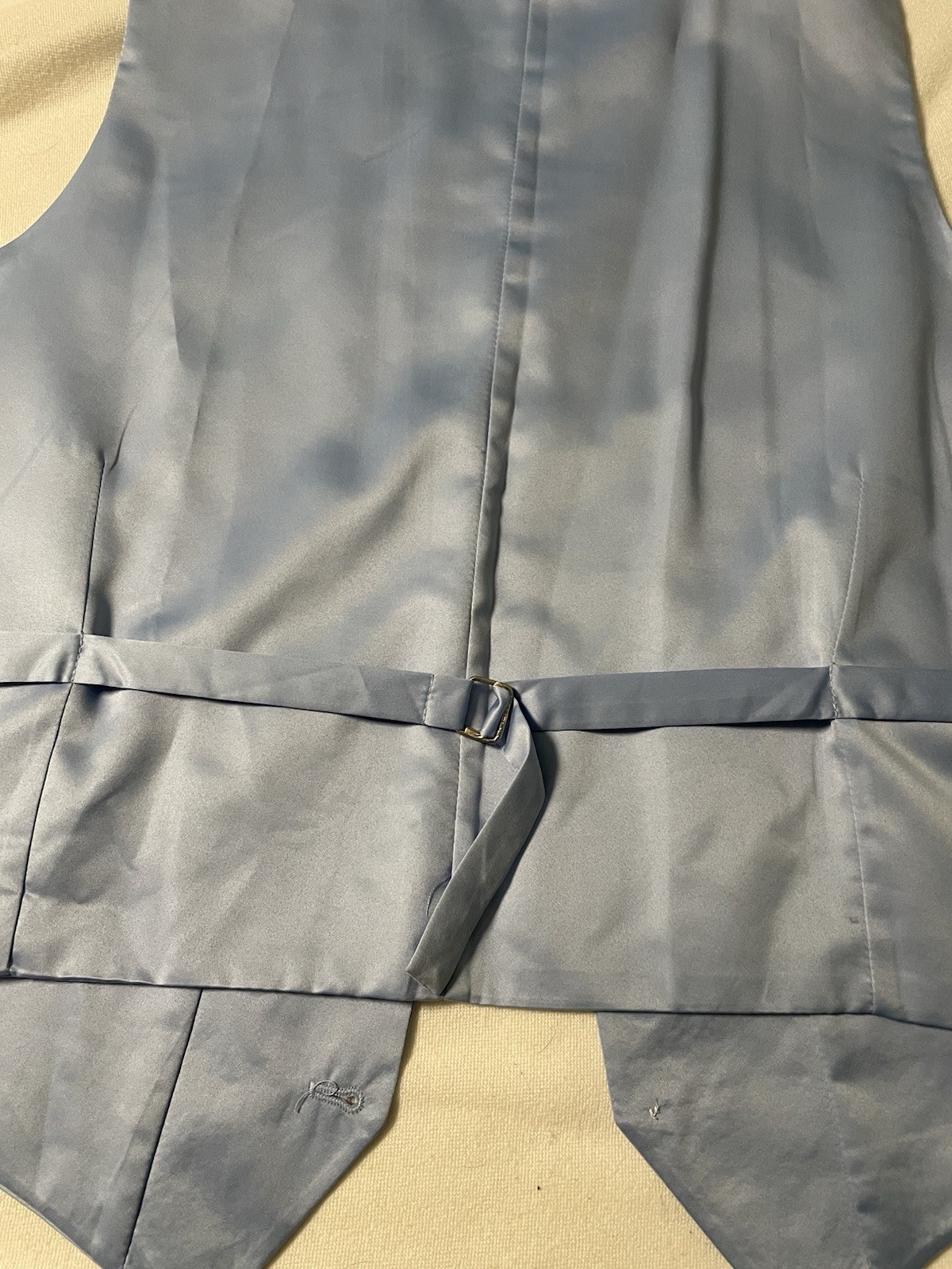 Blue Seersucker 3 Piece Suit 50 L 45 Waist Unhemed NWT Wedding! Southern Charm!