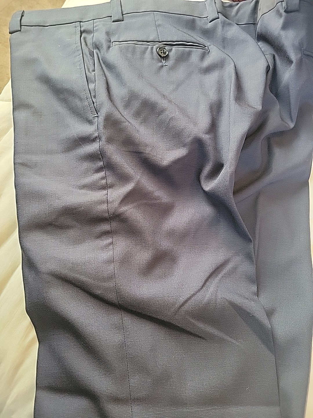 Men’s Joseph Abboud Suit Seperates Pants Size 34 Un-Cut Blue
