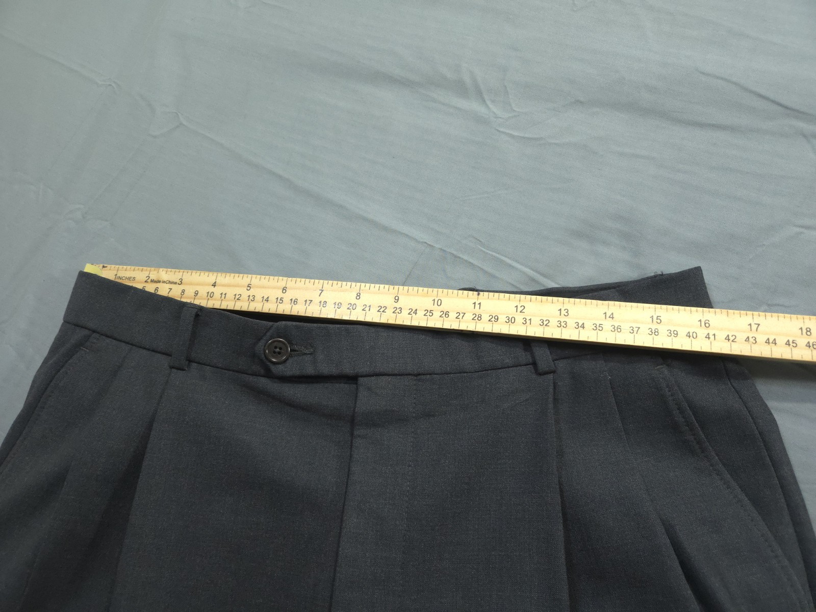 Brooks Brothers Suit Mens Gray 40S Jacket 33×31 Pants Stretch 346 Wool Full