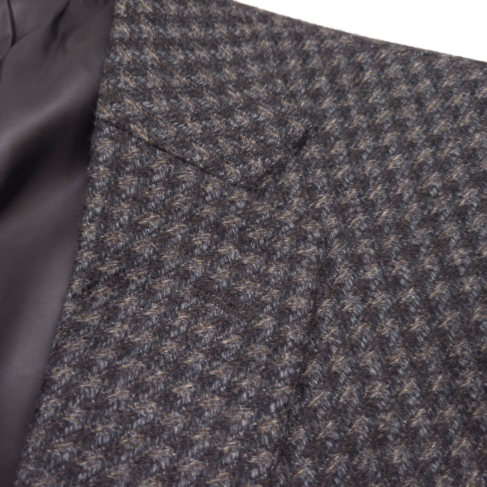 $548 Bloomingdales Houndstooth Wool Sport Coat Blazer Jacket Mens Size 44R