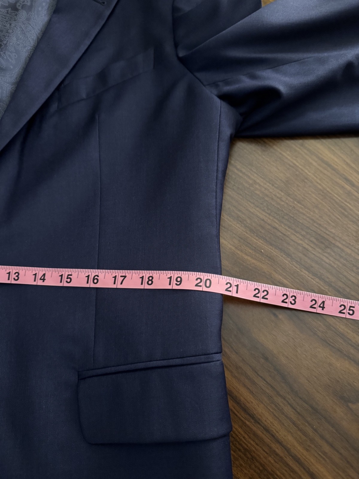 Joseph Abboud Black Label | Custom Made | Loro Piana Super 130’s | Navy | Slim