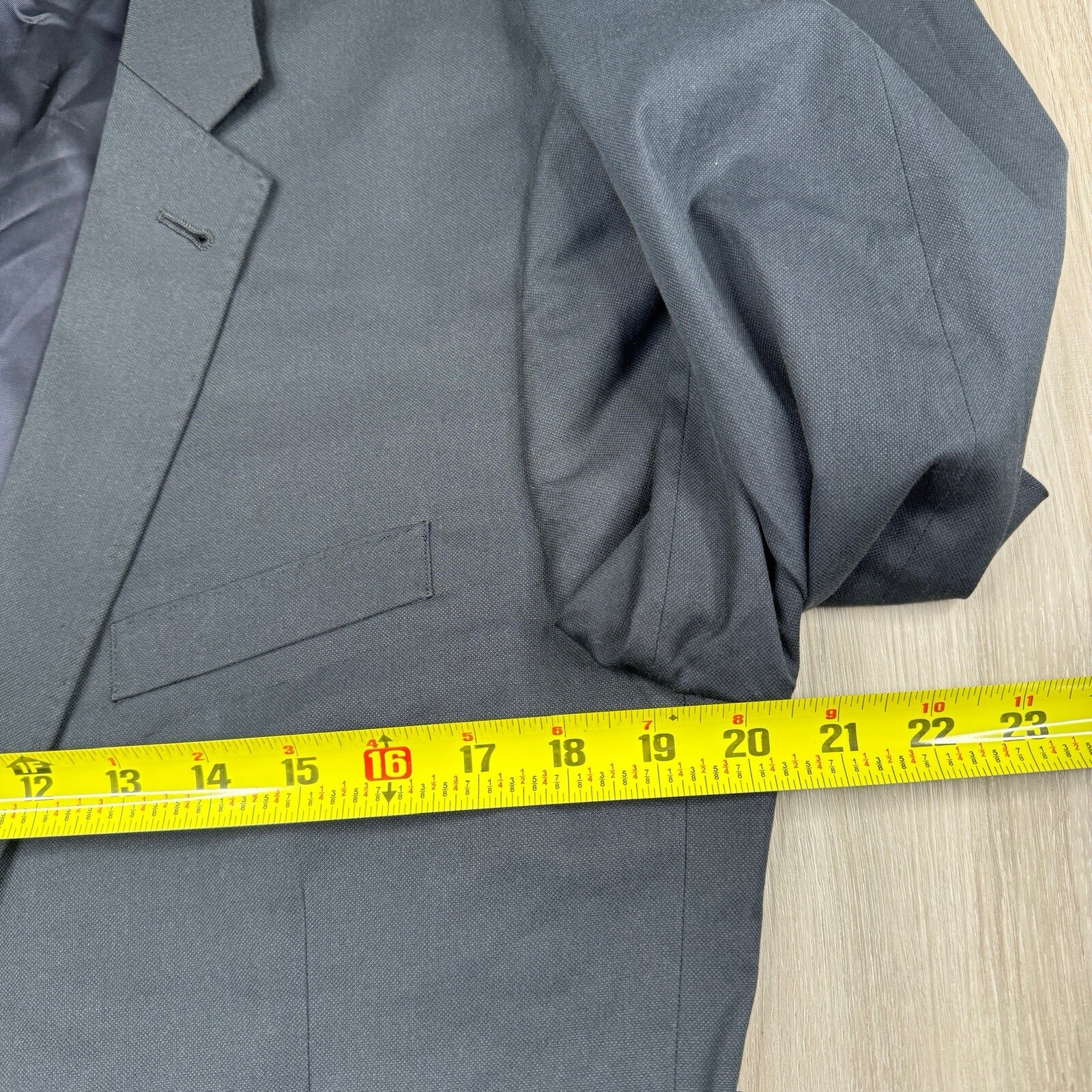 J Crew Ludlow Blazer Mens 44R Gray Blue Tollegno 1900 Wool Sport Coat Jacket