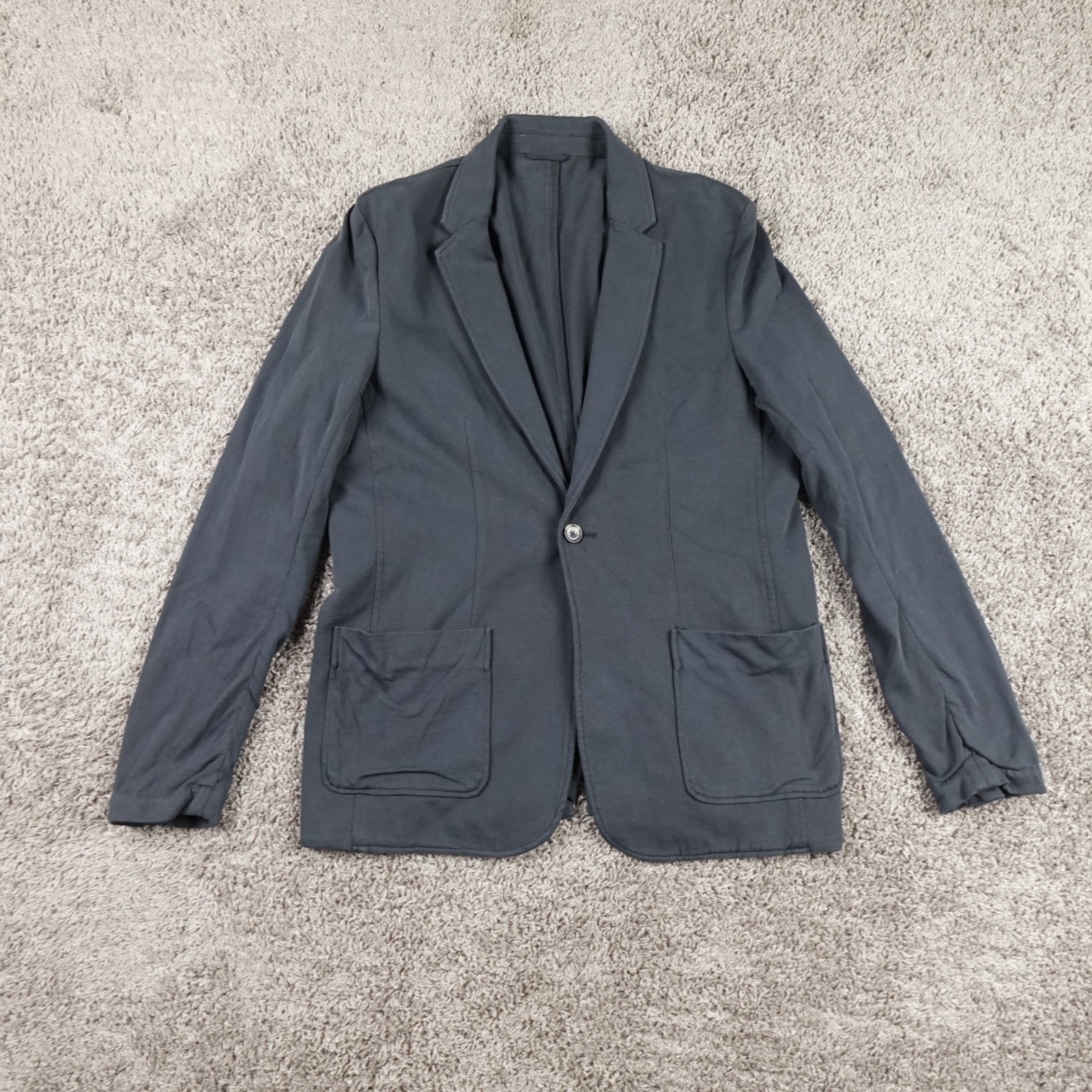 Marine Layer Blazer Mens 42 Gray Unstructured Sports Coat Jacket Stretch Casual