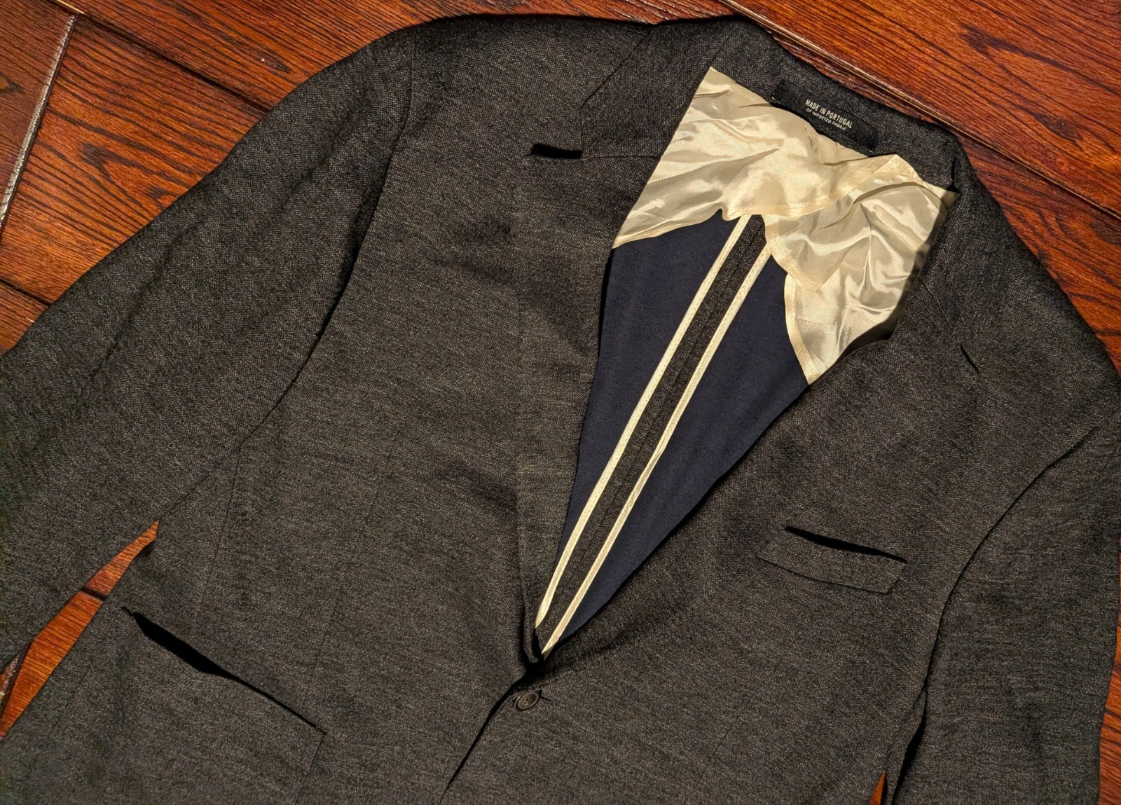 Todd Snyder Sutton Fit Wool Blend Sport Coat Blazer Dondi Jersey Italy Size XL