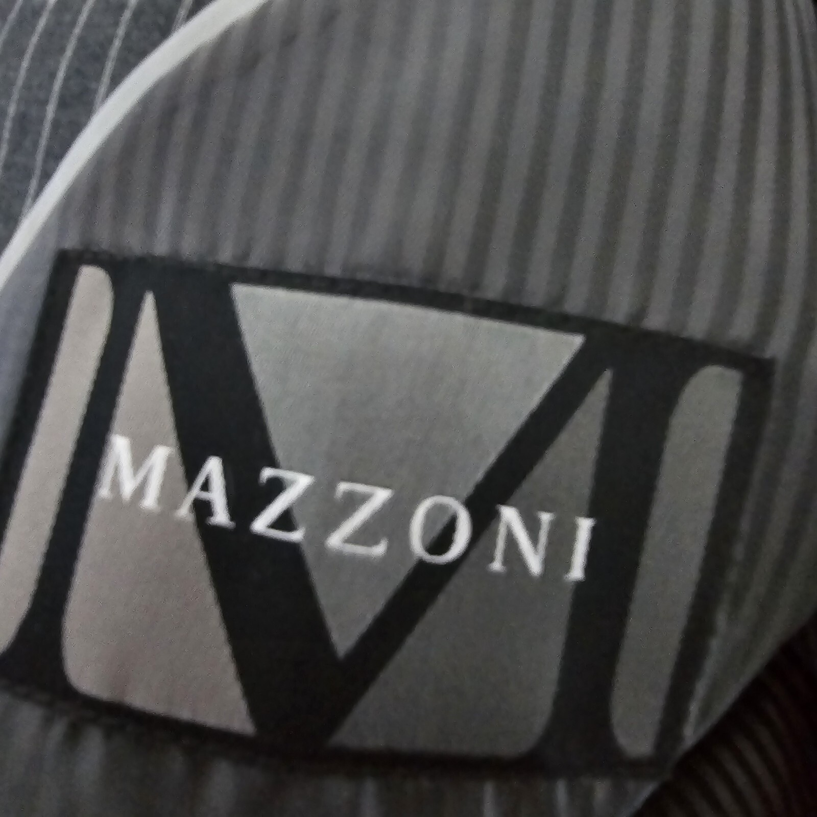 Mazoni Mens 46R Charcoal Gray Striped Poly Rayon Suit Seperate Sport Coat S42