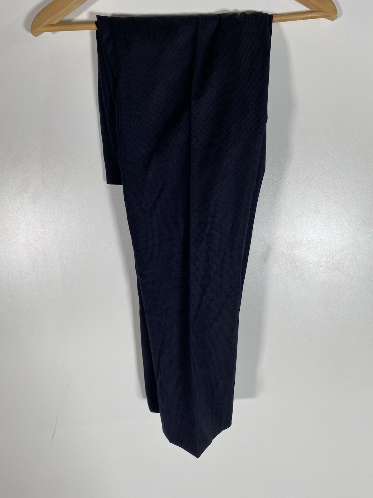 NYC Bespoke VBC 34S W34 2 Peice Hacking Suit Navy Hopsack Jacket Pants Italy
