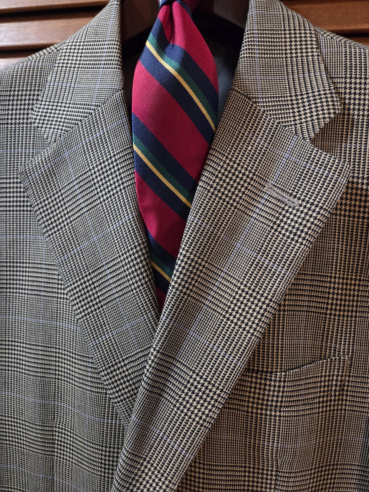 Vintage BNwT POLO Ralph Lauren 44L Glen Plaid Sportjacket Coat Corneliani Italy