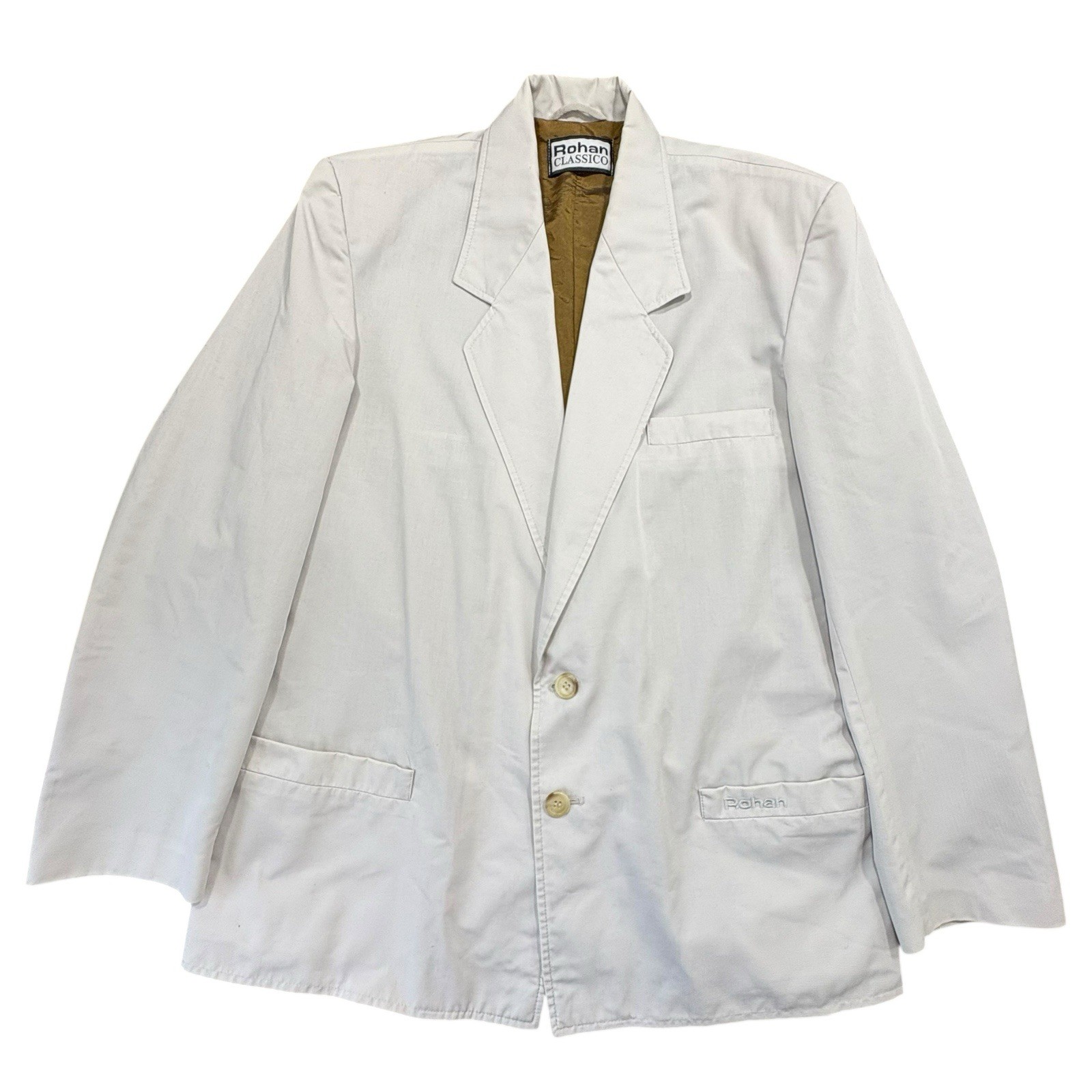Rohan Classico Jacket UK 36 Small Beige Lightweight Blazer Polyester Cotton