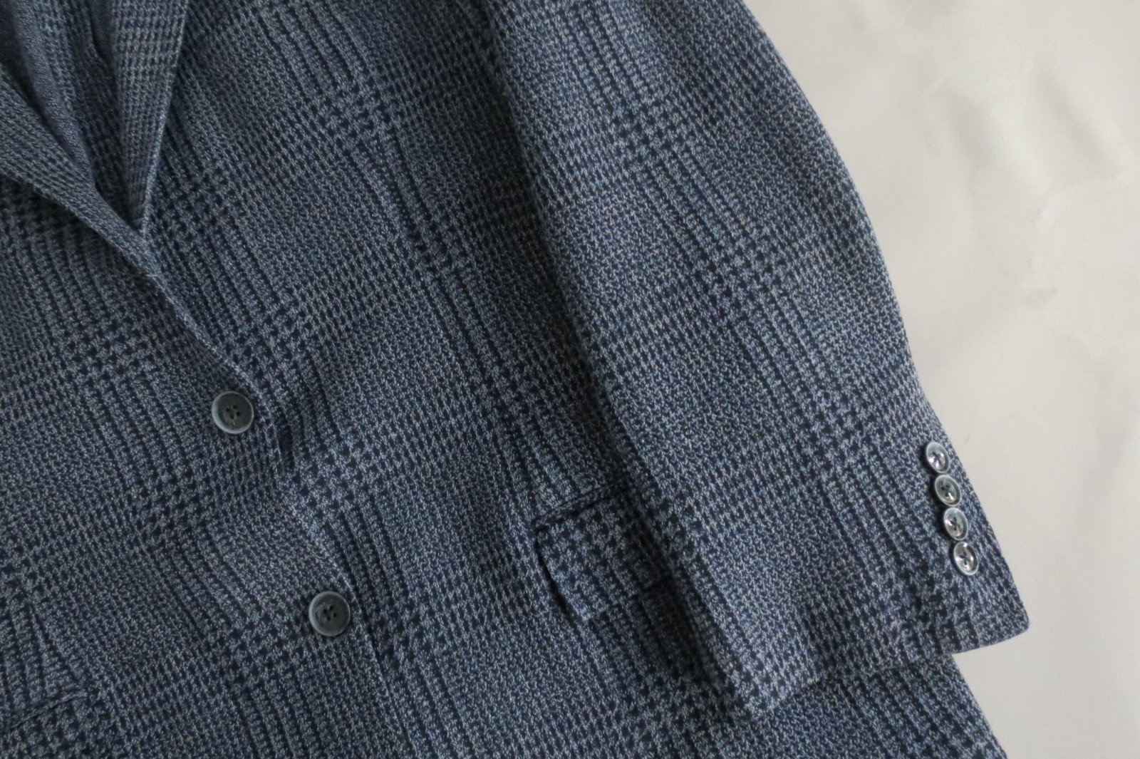 Brooks Brothers 1818 Regent Italy Dondi Jersey tweed knit sport coat 44 S