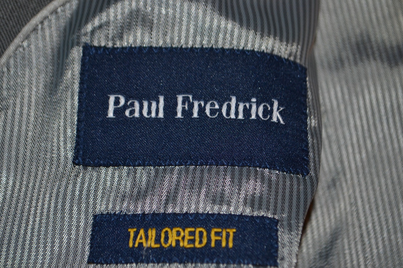 Paul Fredrick Men Double Breasted Super120s 2 Front Button Sports Coat Sz 52R