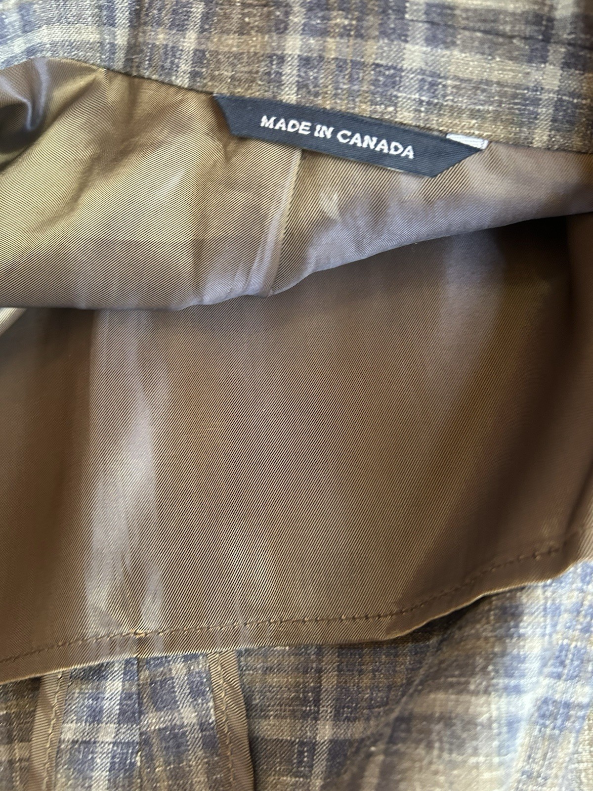 Vintage Ralph Ralph Lauren Blue Label Plaid Sport Coat Wool/Silk/Linen Size 40R