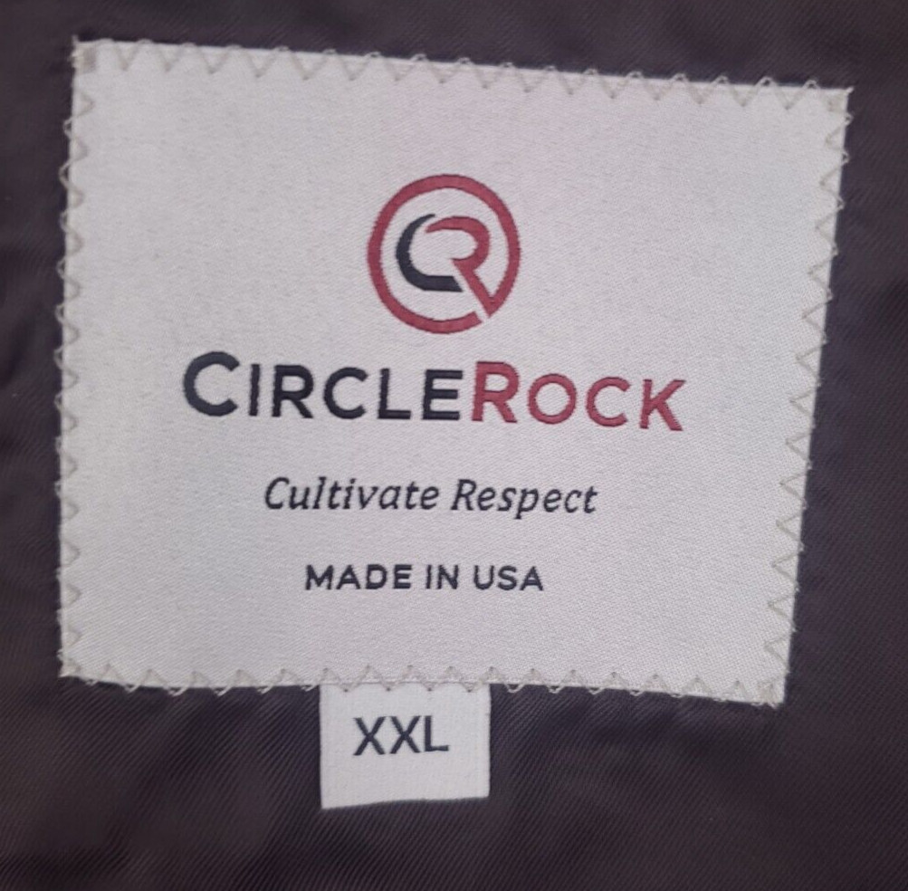 Circle Rock USA *NWT* Navy Blue Doeskin Wool Jacket Car Coat Men’s Size 47R XXL