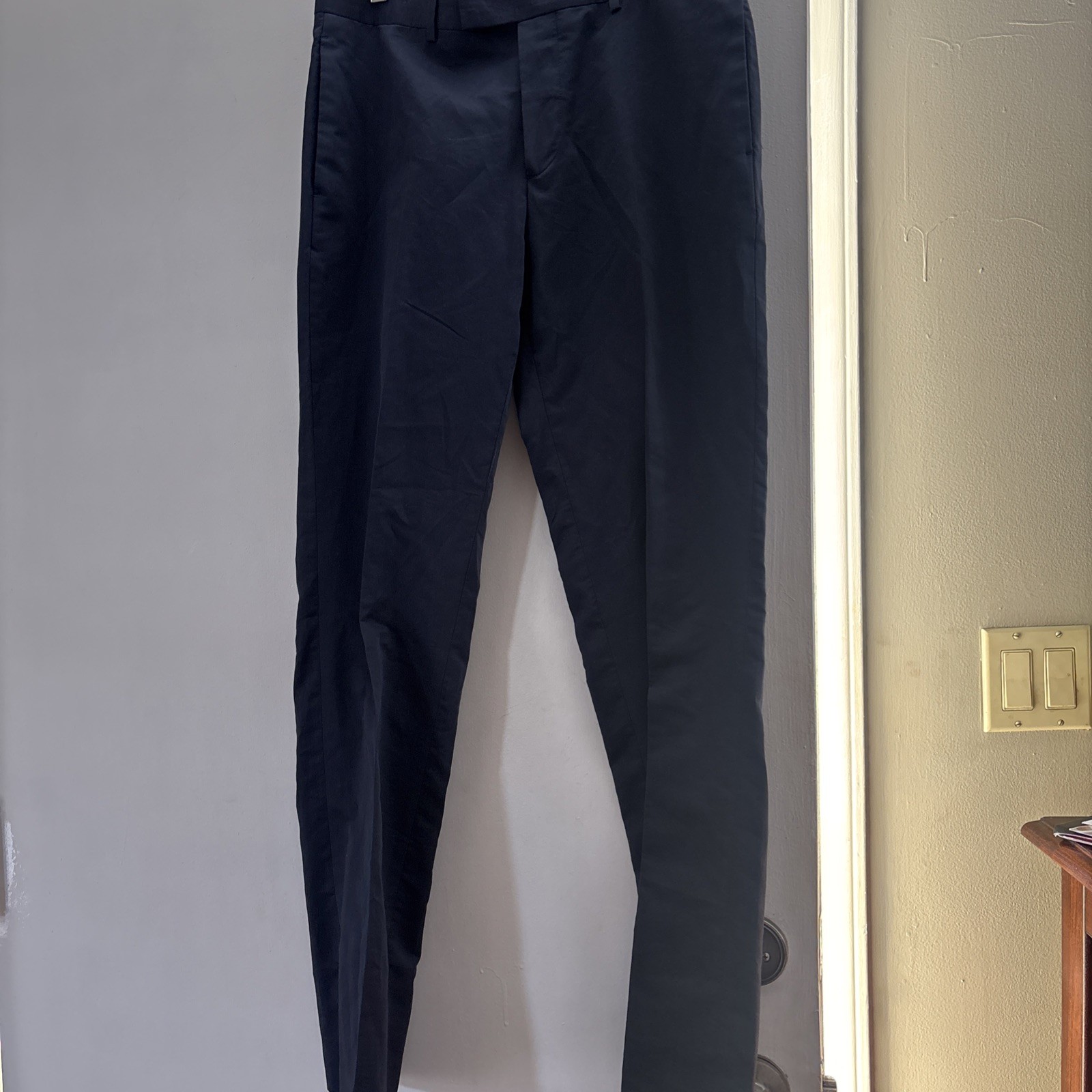 Sandro Men’s E15 Notch silk Blue Size 40 Pants NWT