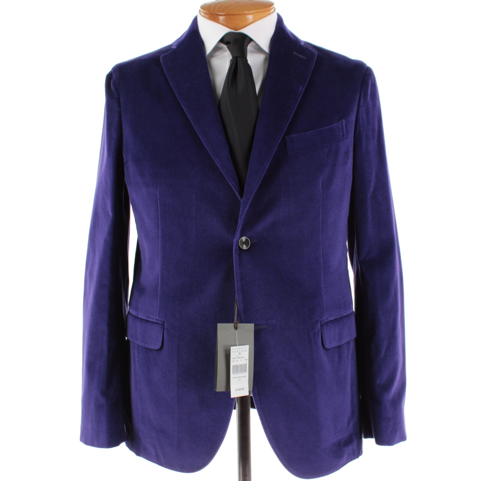 Boglioli NWT Velvet Sport Coat / K Jacket Size 50R (40R US) Purple Cotton Blend