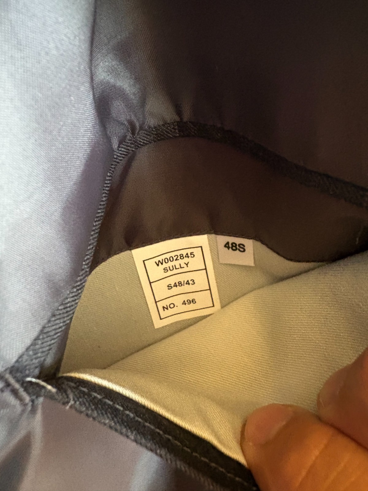 REDA 1865 Wool 48S 42W 30I Grey Plaid Worn Once