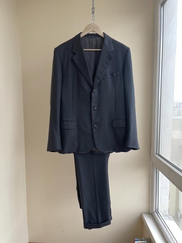 Men Canali Suit Grey Cashmere XL