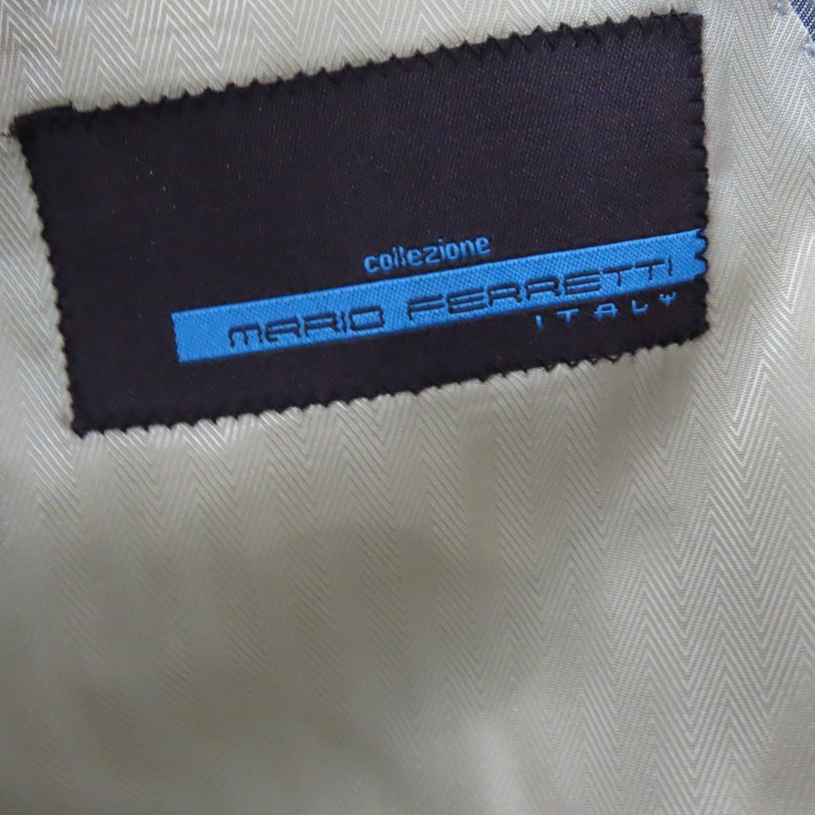 Mario Ferretti Italy 54R 44R Loro Piana Super 130s Merino Wool Blazer As Is