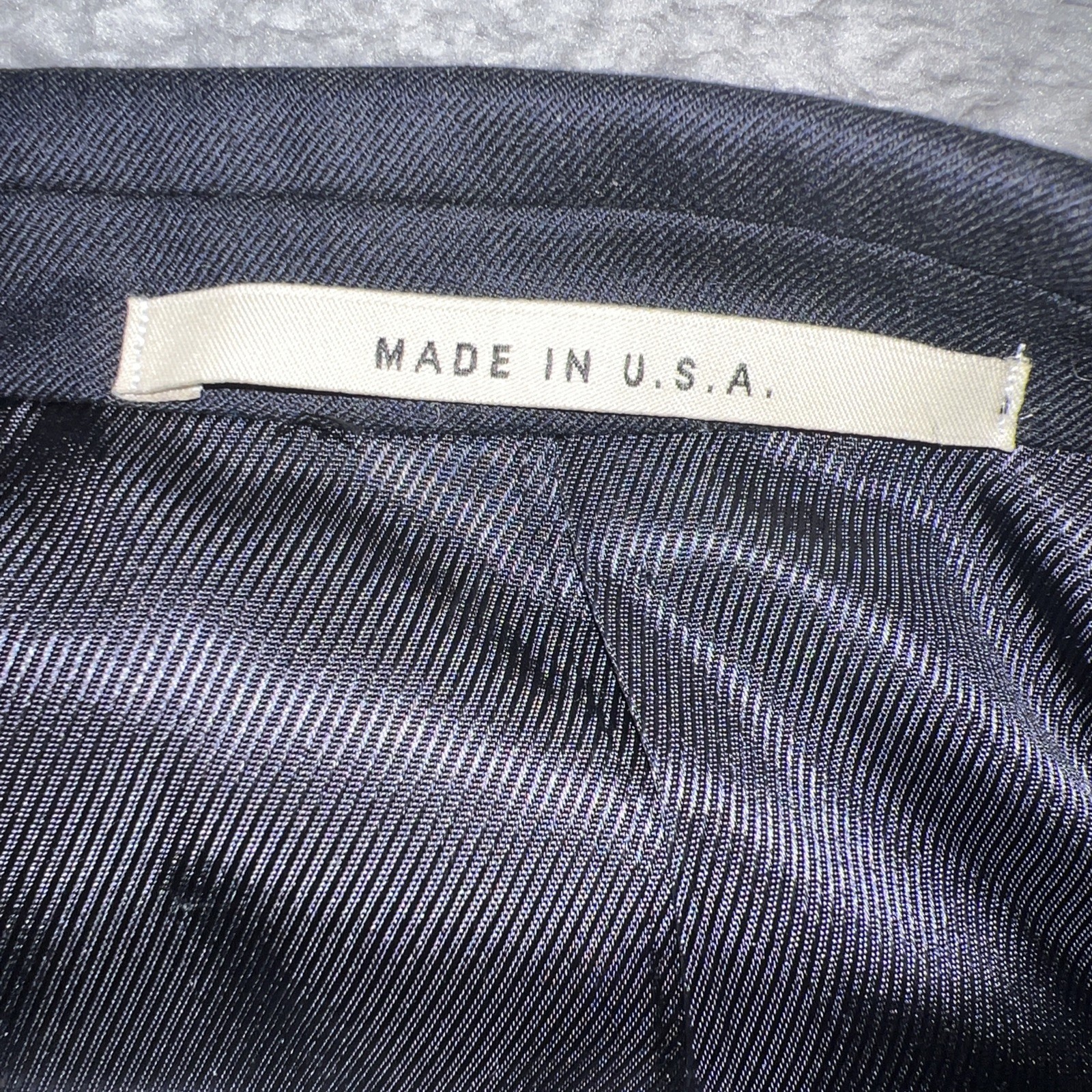 Burberry London Blazer Men’s Sz 48R Black Wool Cashmere Blend 2 Button Jacket