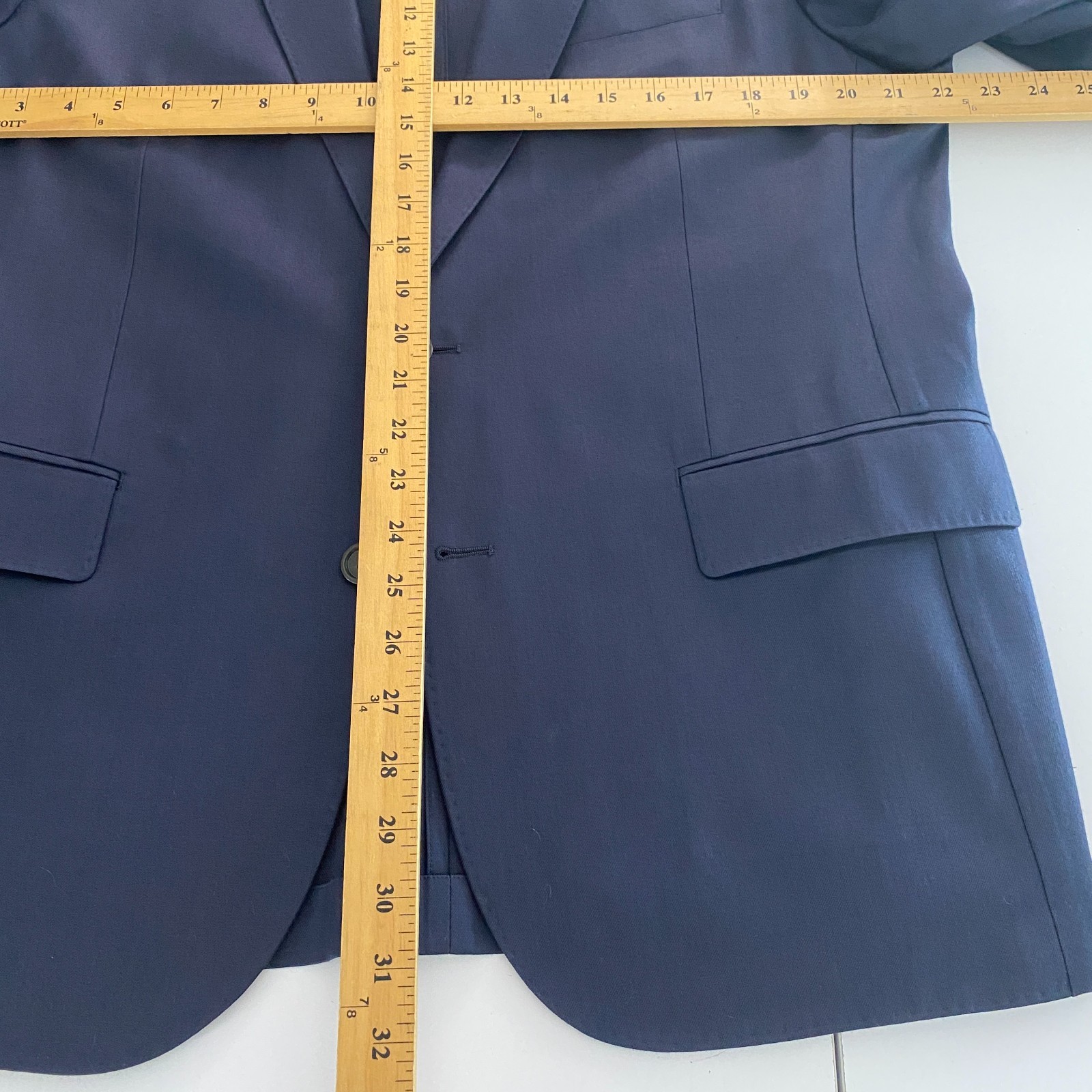 J Crew Ludlow Slim-fit unstructured blazer in American wool Navy 44R