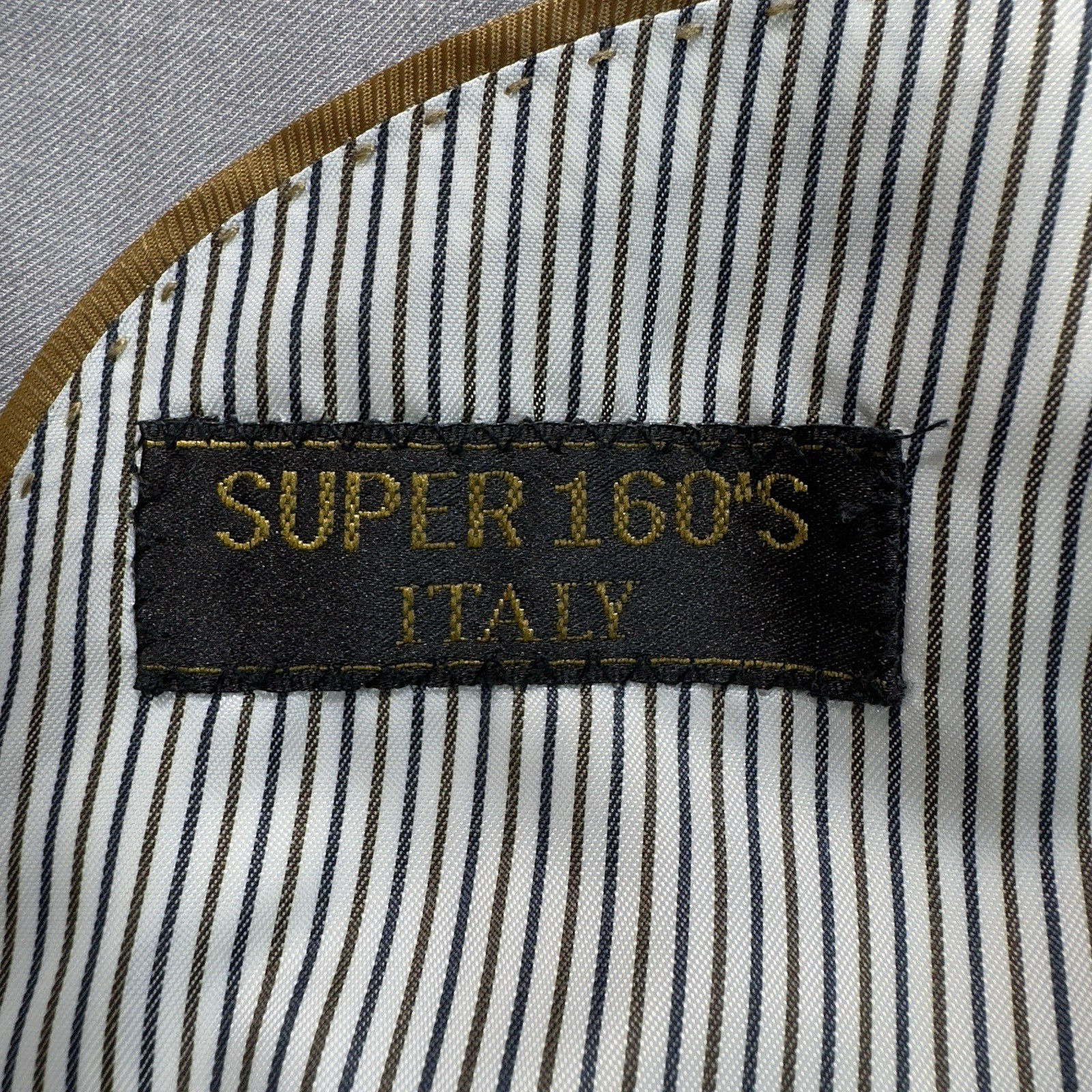 Porto Filo Extra Fine Super 160’s Gray Suit Blazer Jacket 48R Italian Made