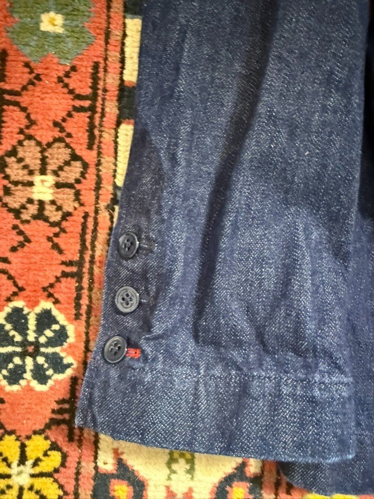 Tommy Hilfiger Raw Selvedge Denim Blazer Size 40