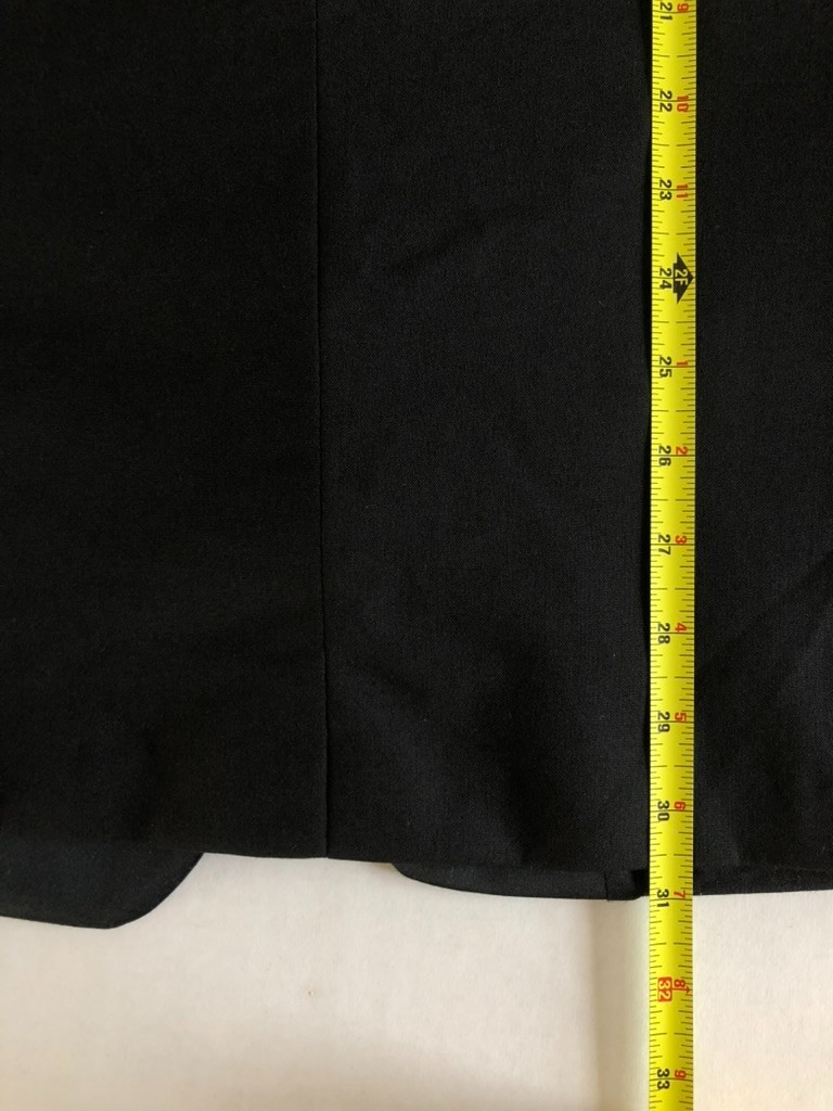 VTG Yve St Germain Mens Black Wool Suit Coat Jacket No Size Tag See Measurements