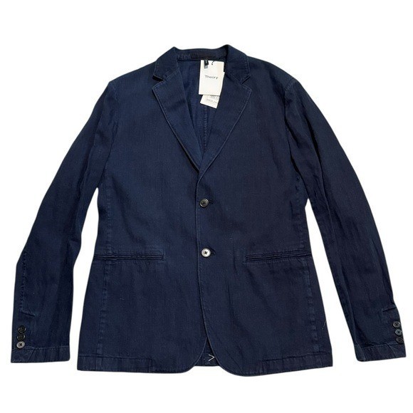 THEORY***Men’s Denim Jean Jacket Blazer***Size 38 $545