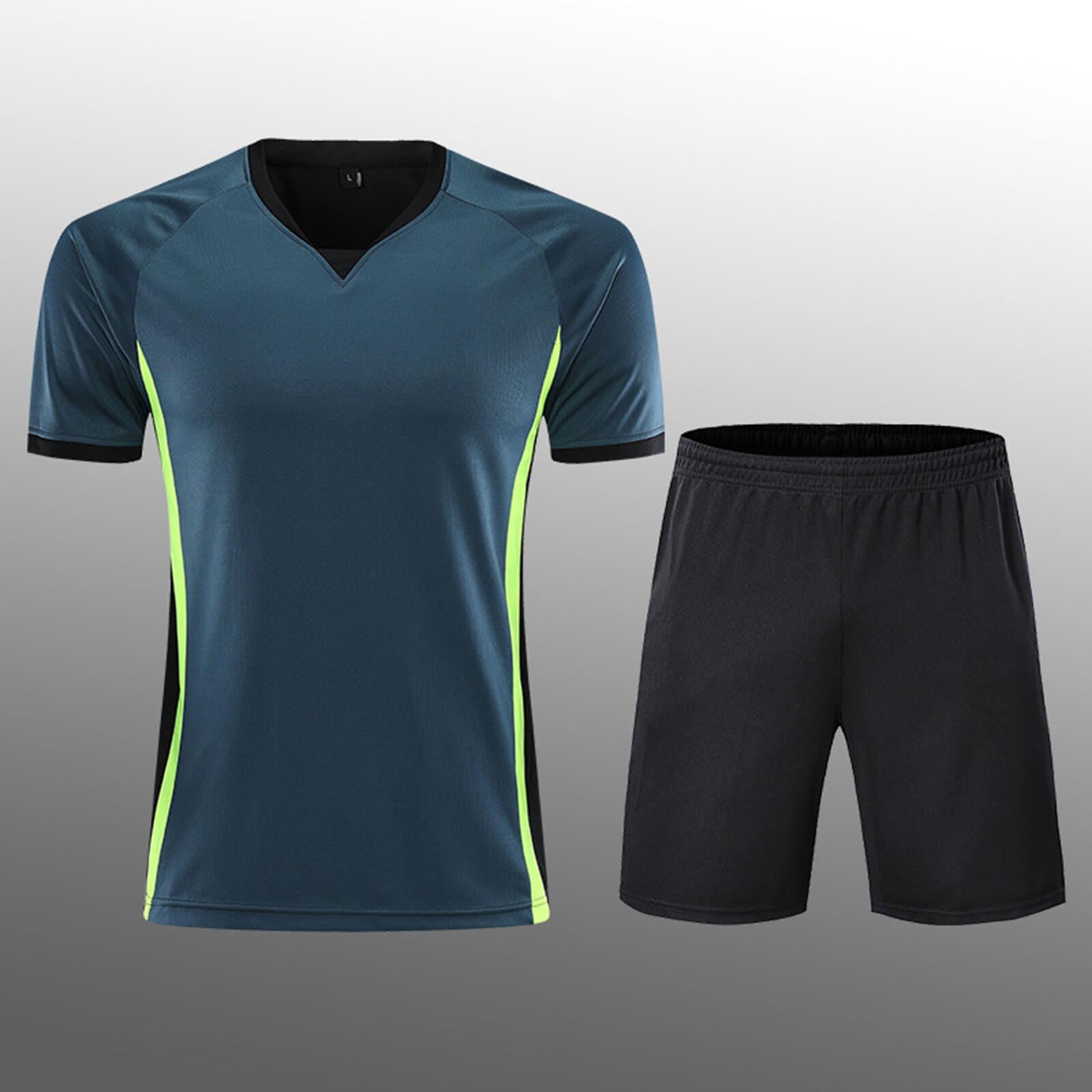 Mens Womens Outfit Fit Uniform Sports T-shirt Basketball Sets Training Shorts