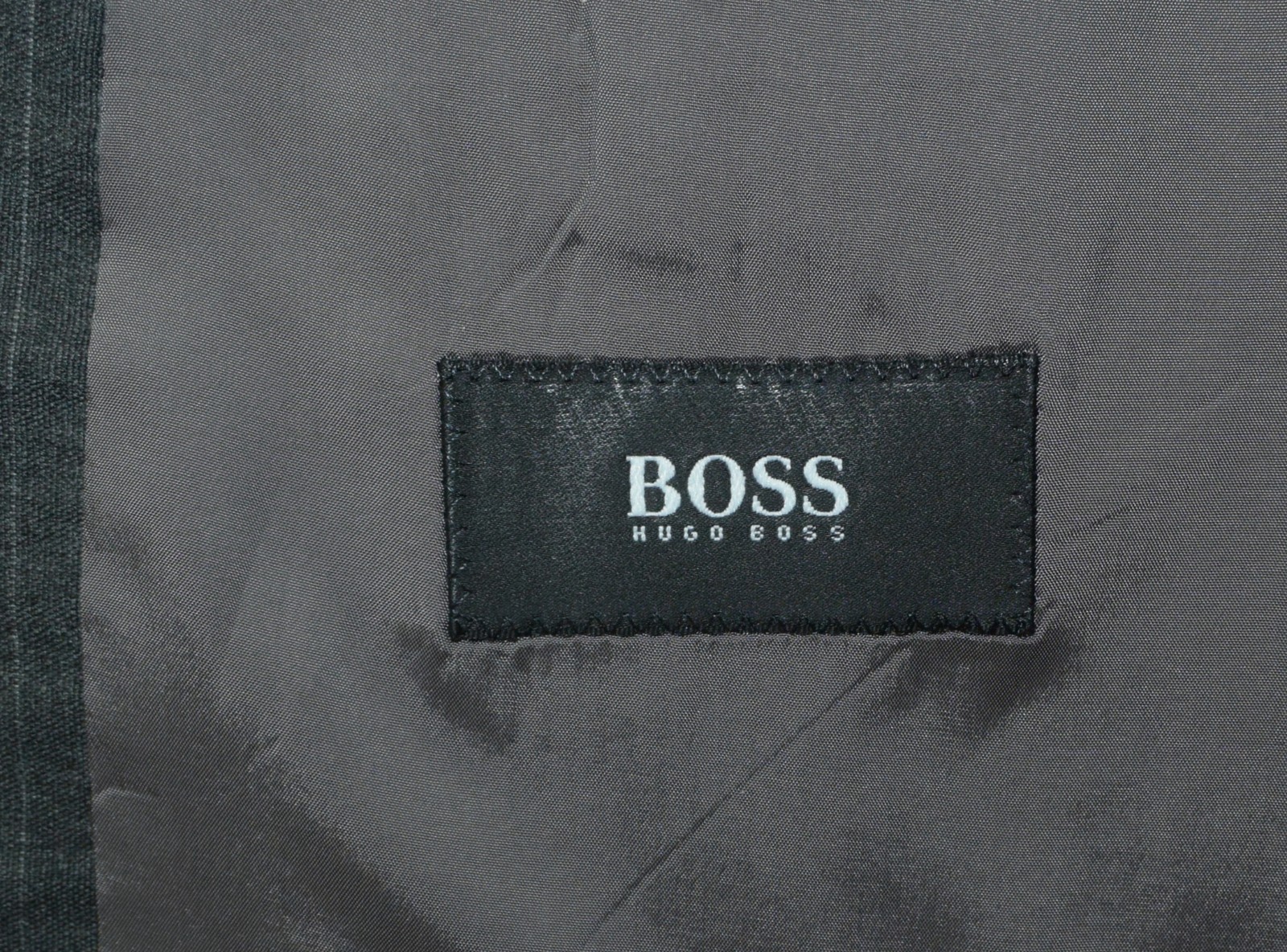 42R Hugo Boss 2-Piece Suit – Men 42 Charcoal Pinstripe Wool Angelico/Lucca 34×31
