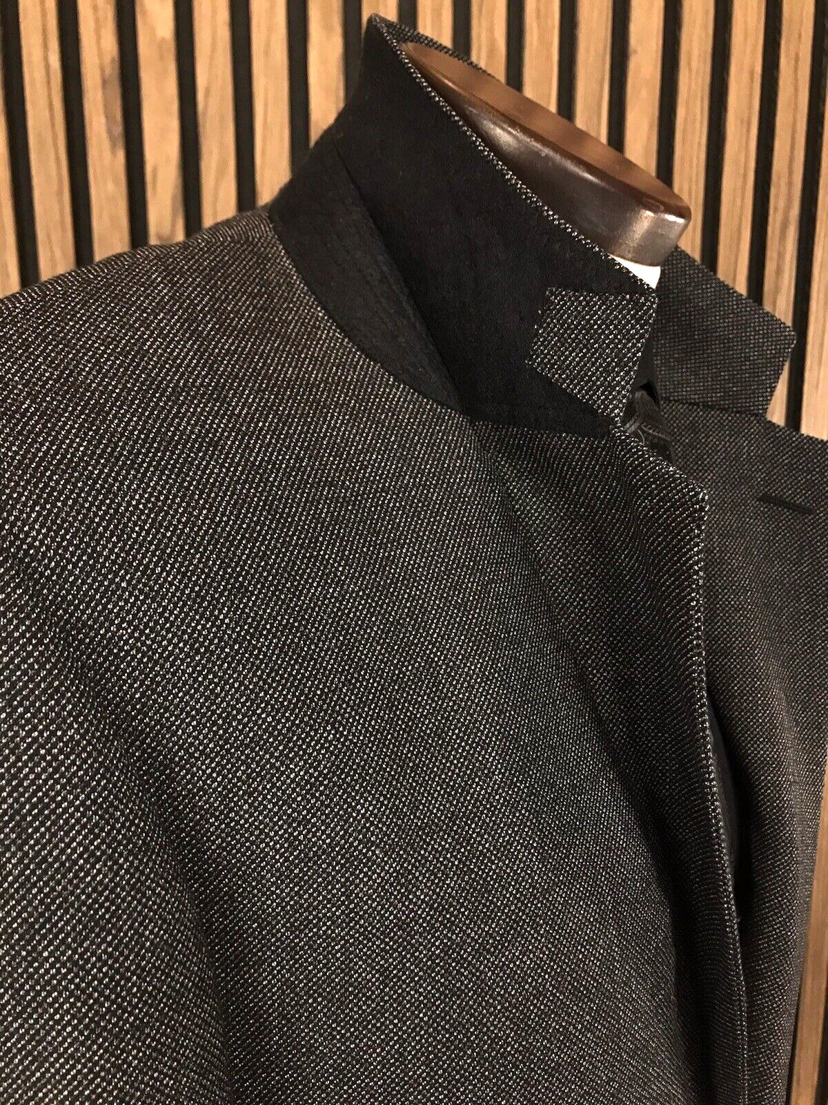 Bespoke Ermenegildo Zegna Sport Coat 42L 43L Full Canvas BIRDSEYE Blazer Jacket