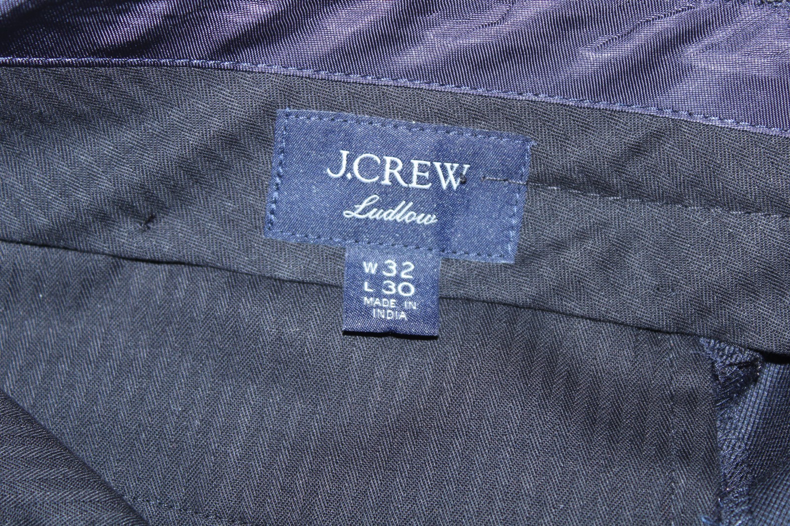 J. Crew Ludlow Men’s Blue Navy 38S Jacket 32×30 Wool Pants Suit