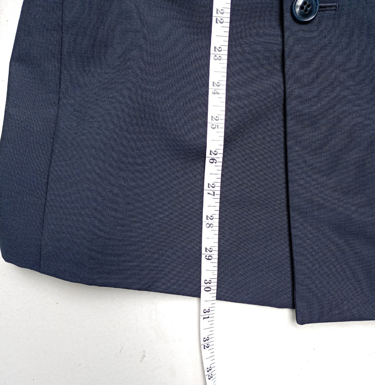 Vintage Balmain Paris Wool Blazer 42R Double Breasted Navy Made in Japan Men