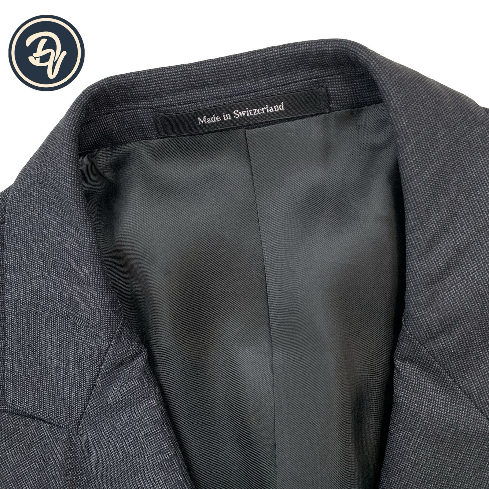Mint! 38 R Ermenegildo Zegna » 15 Mil Mil 15 » Charcoal Micro Knit Wool Blazer