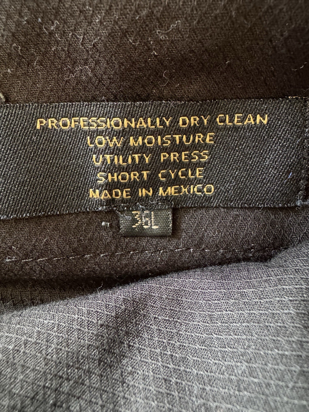 Jos A Bank Signature Gold 42L Navy Blue Wool 3 Button Suit Pants 36L 36W 34L