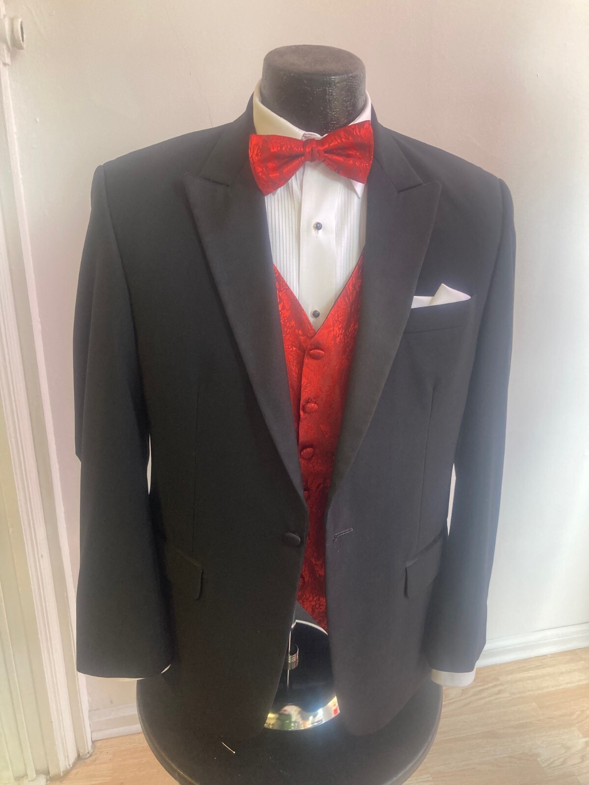 Classic Black Tuxedo Jacket (Sizes Kids to Adult) & Big and Tall – Wedding!