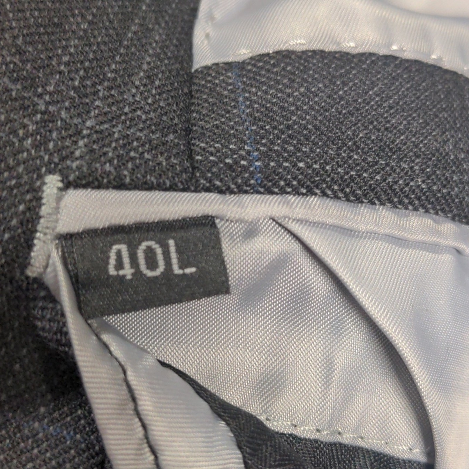 Jean-Paul Germain Men’s windowpane plaid two button wool sport coat 40 long