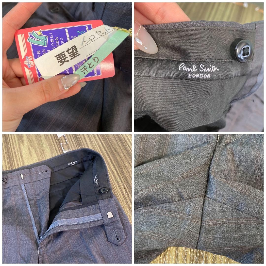 Paul Smith x Loro Piana Suit Set Size M 100% Wool Dust Bag Hunger Japan Business