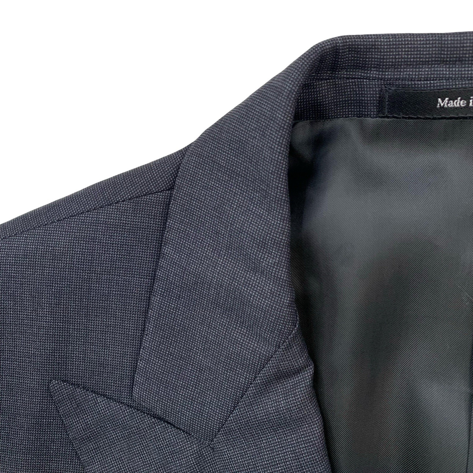 Mint! 38 R Ermenegildo Zegna » 15 Mil Mil 15 » Charcoal Micro Knit Wool Blazer