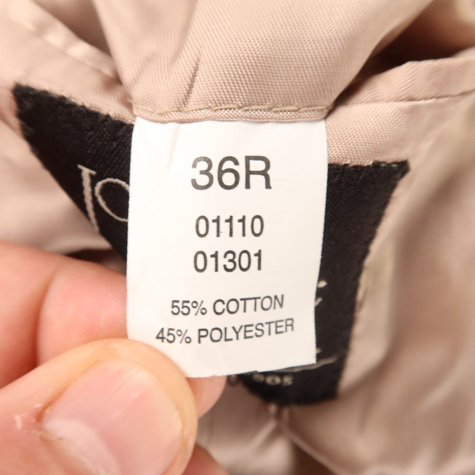 Jos A Bank Jacket S 36R Tan Beige Hopsack Cotton Polyester Blazer Sport Coat