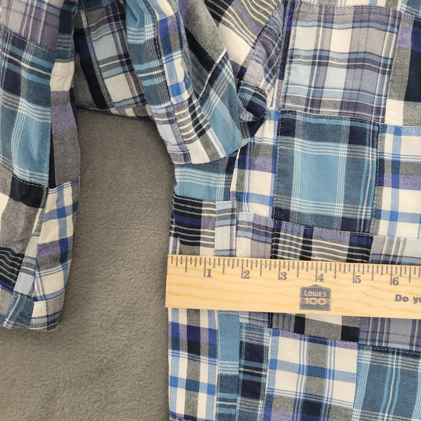 Vintage Polo Ralph Lauren Madras Patchwork Summer Sport Blazer Blue – Flaw Men M