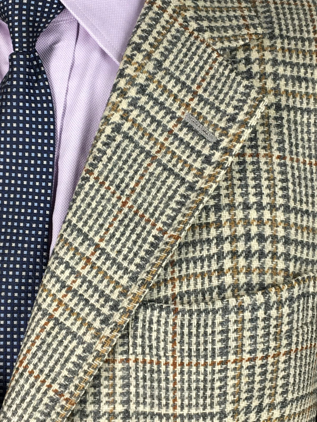 46S Hart Schaffner Marx USA Mens Vintage Wool Tweed 2 Bttn Blazer Sport Coat