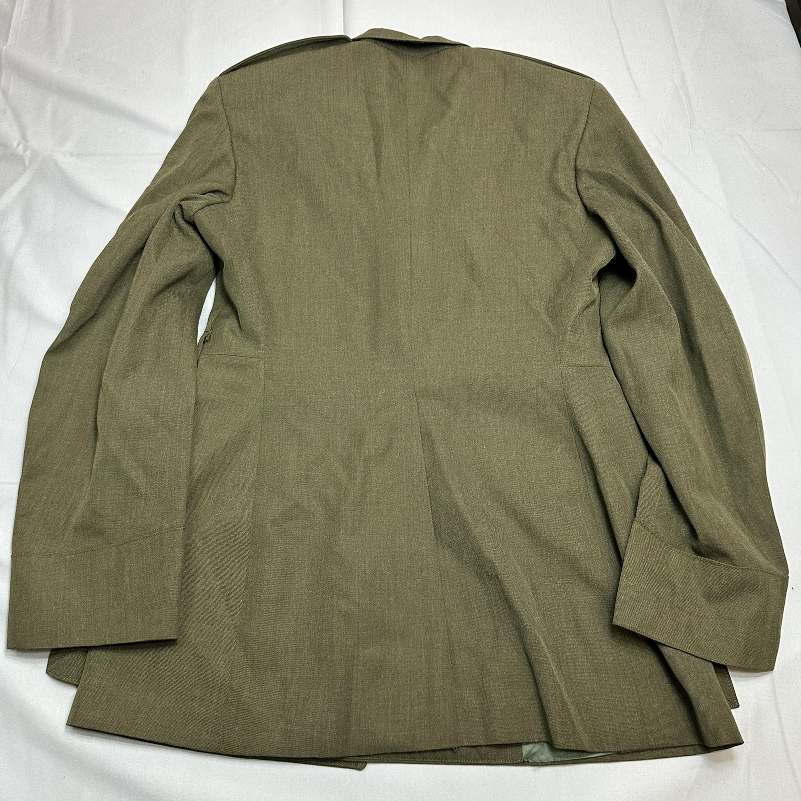 USMC Jacket Mens 39R Green Service Dress Alpha Coat USA The Marine Shop Suit