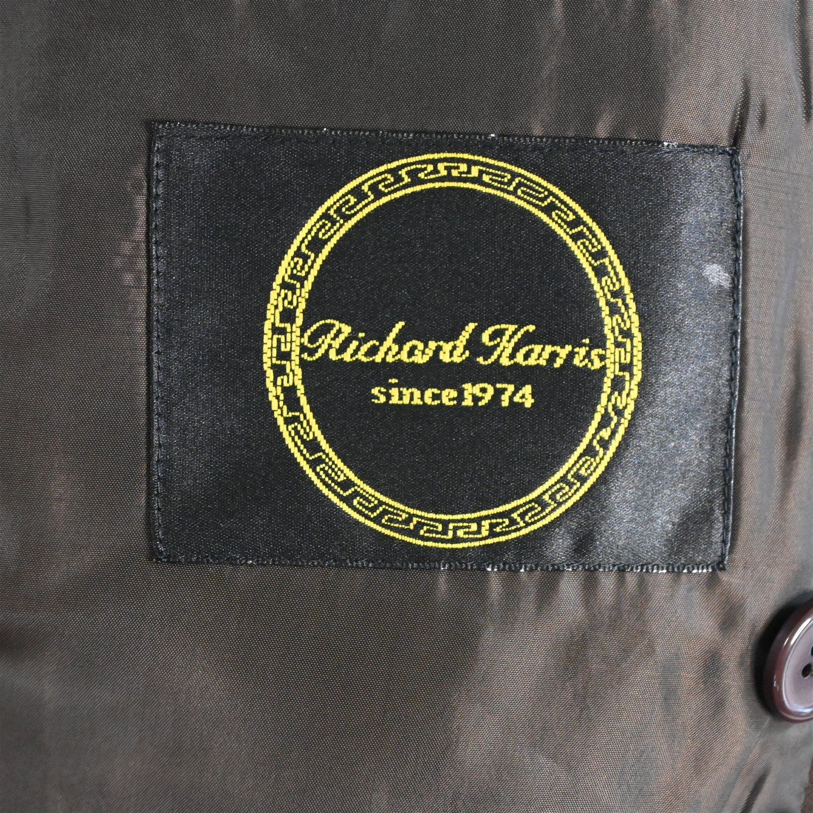 Richard Harris 52R 42×28 Brown Double Breasted Mens Jacket Pants Suit