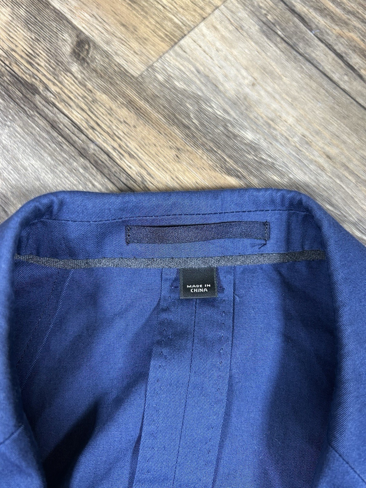 J .Crew Ludlow Unconstructed Larusmiani Cotton Blazer Mens 36R Royal Blue Jacket